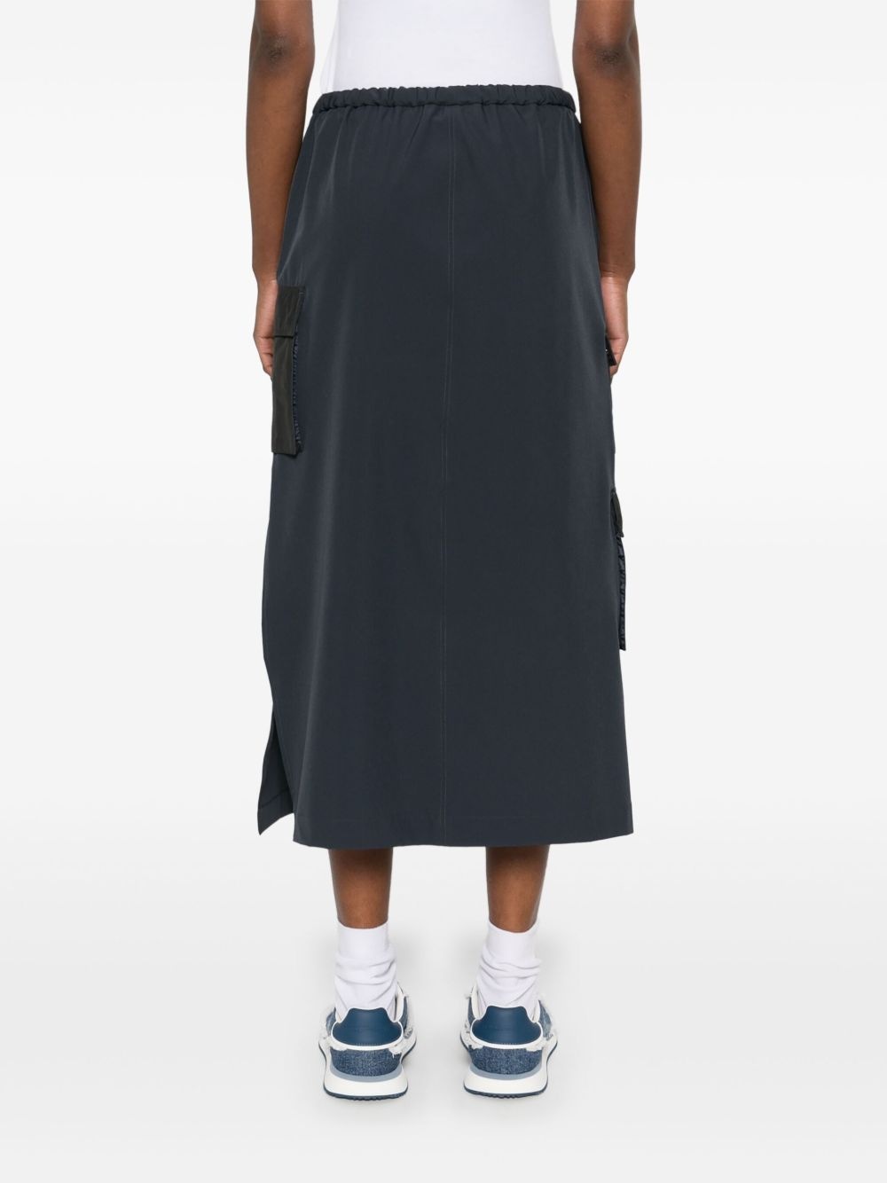 drawstring midi skirt - 4