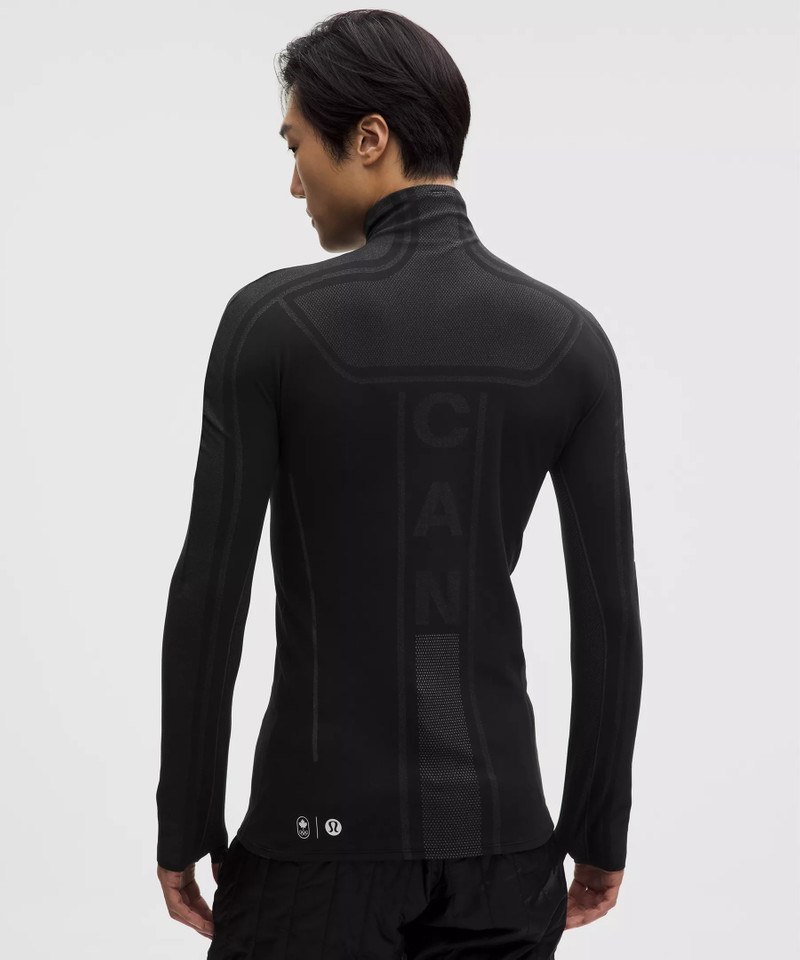 Team Canada Men's Seamless Mockneck Base Layer *COC Logo 3