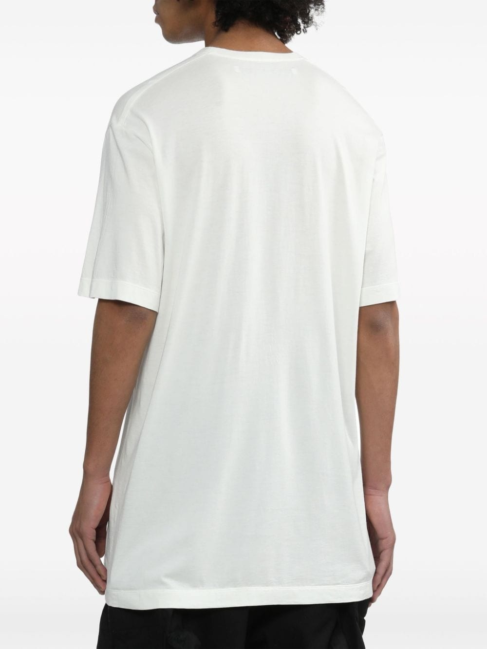 abstract-print crew-neck T-shirt - 4