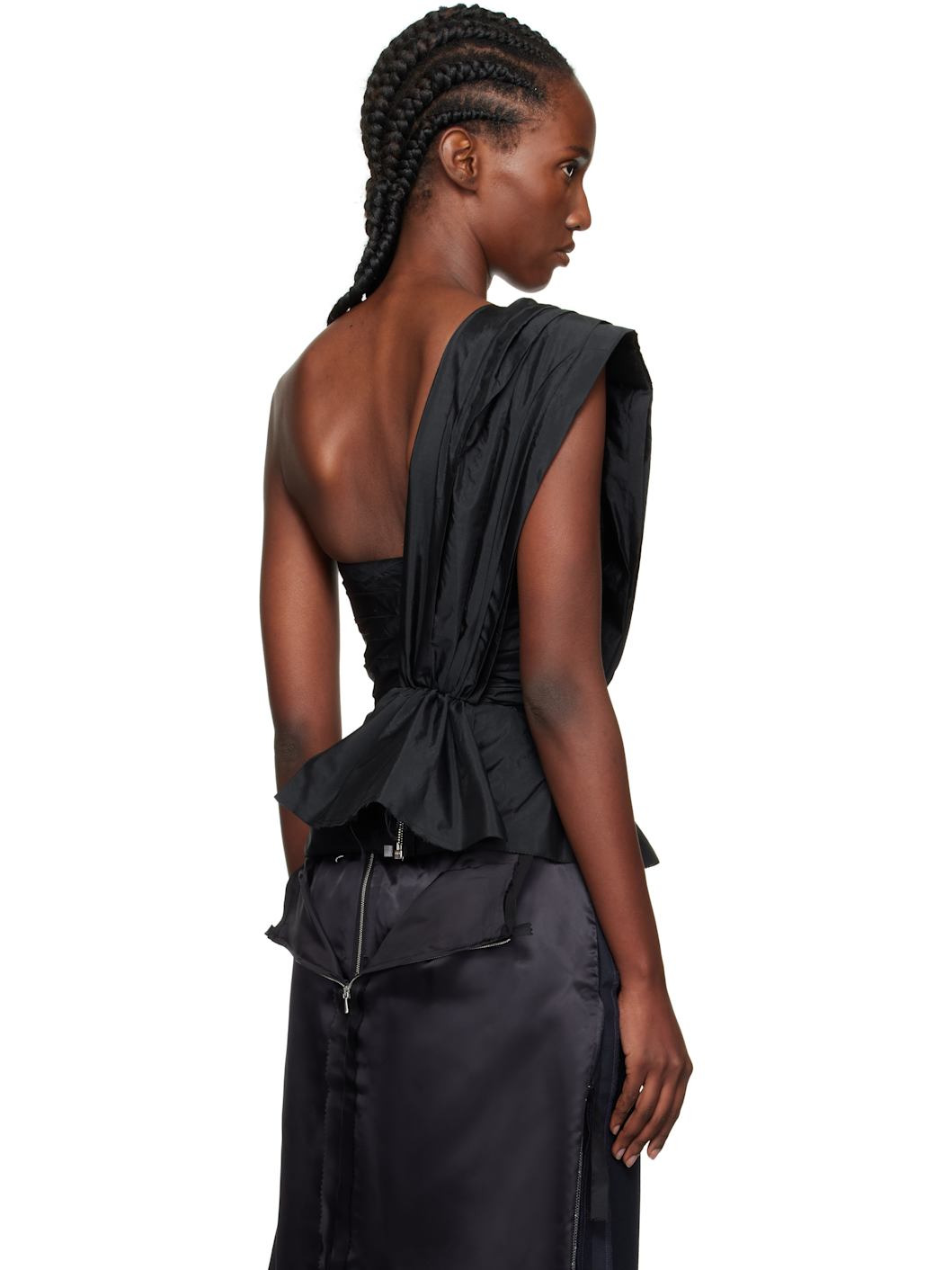 Black Pleated Top - 3