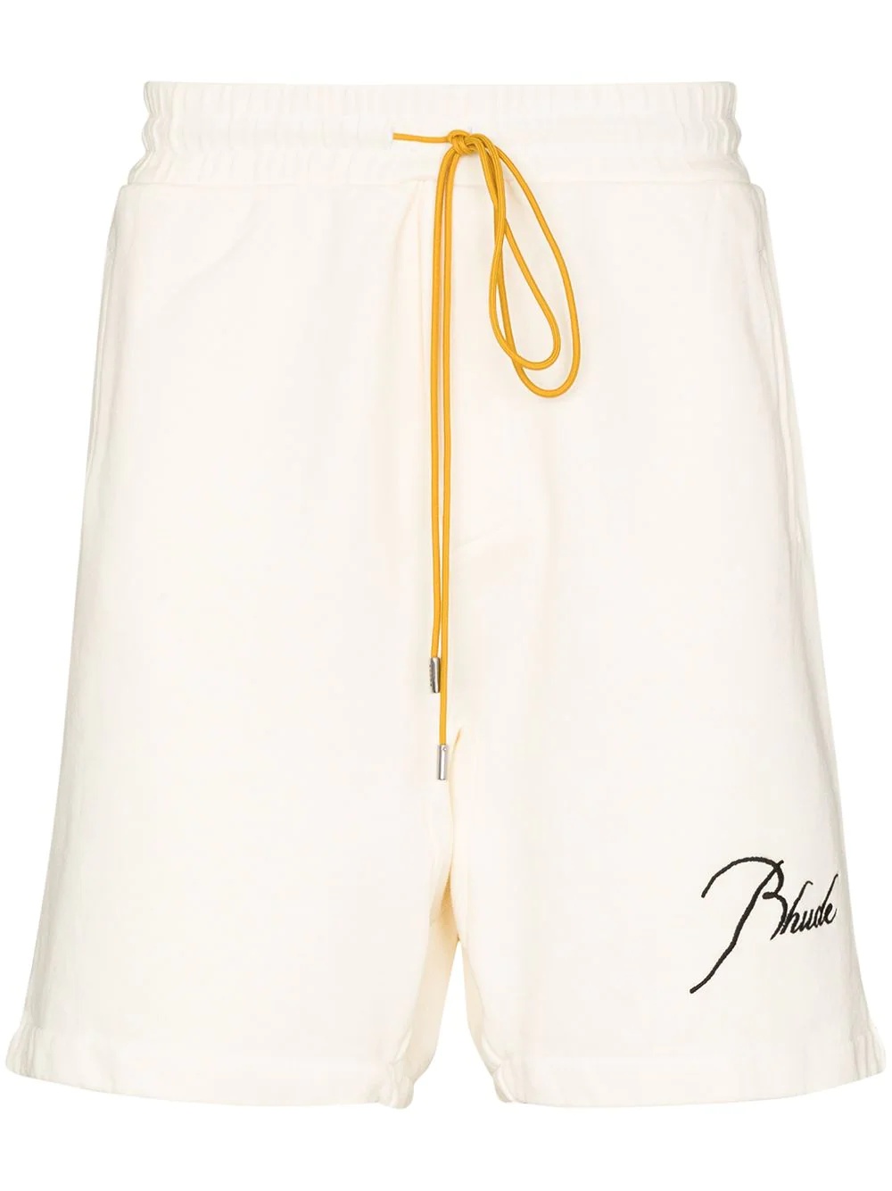 logo-embroidered track shorts - 1