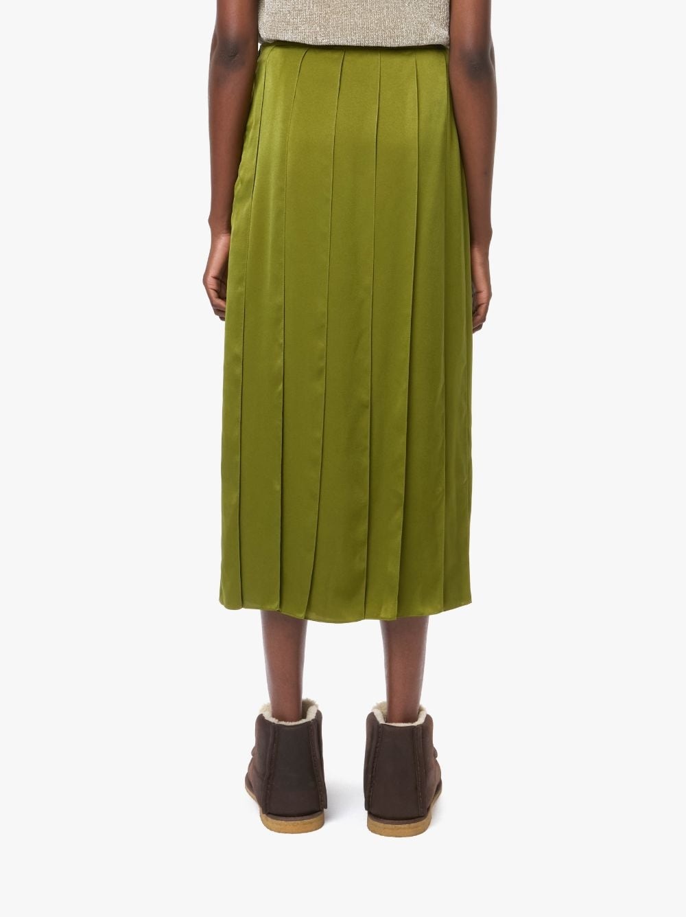 RIBBON PANEL MIDI SKIRT - 3