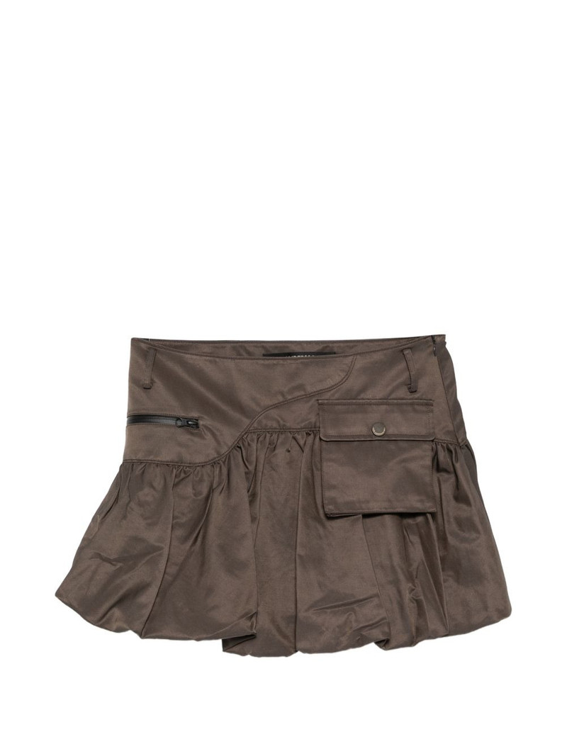 zip pocket mini skirt 1
