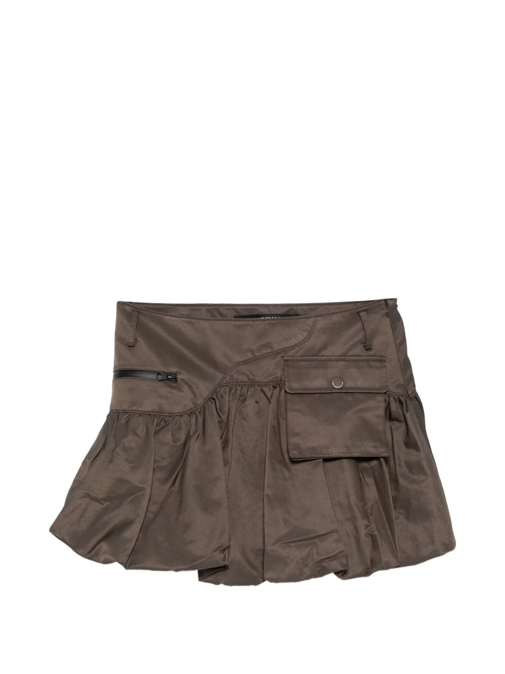 zip pocket mini skirt - 1