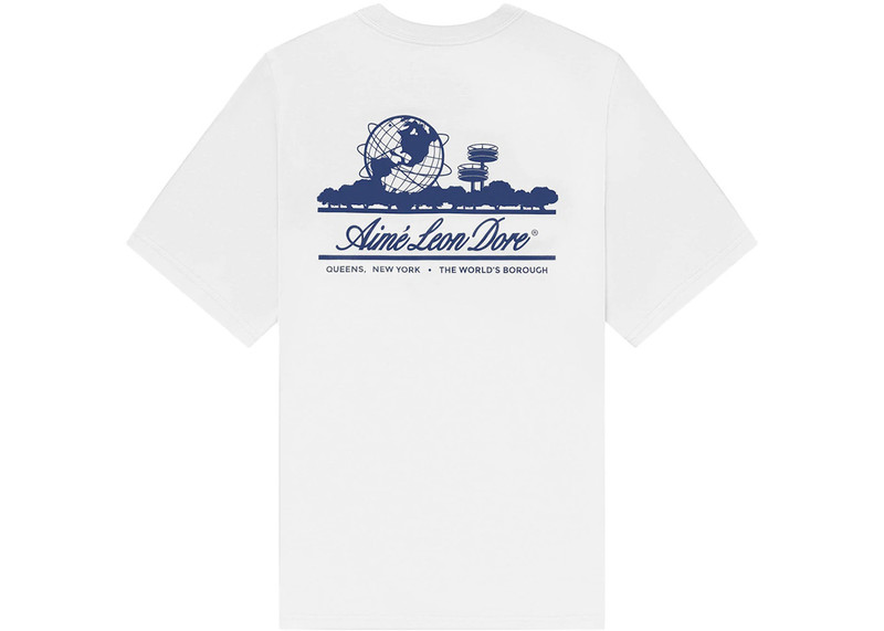 AIMÉ LEON DORE Aime Leon Dore x New York Mets Unisphere Tee White outlook