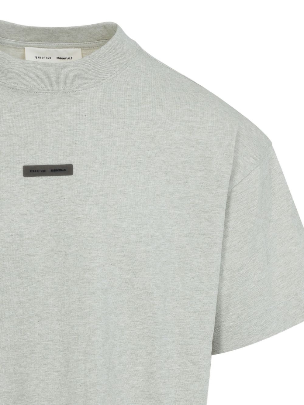 logo-plaque cotton T-shirt - 3