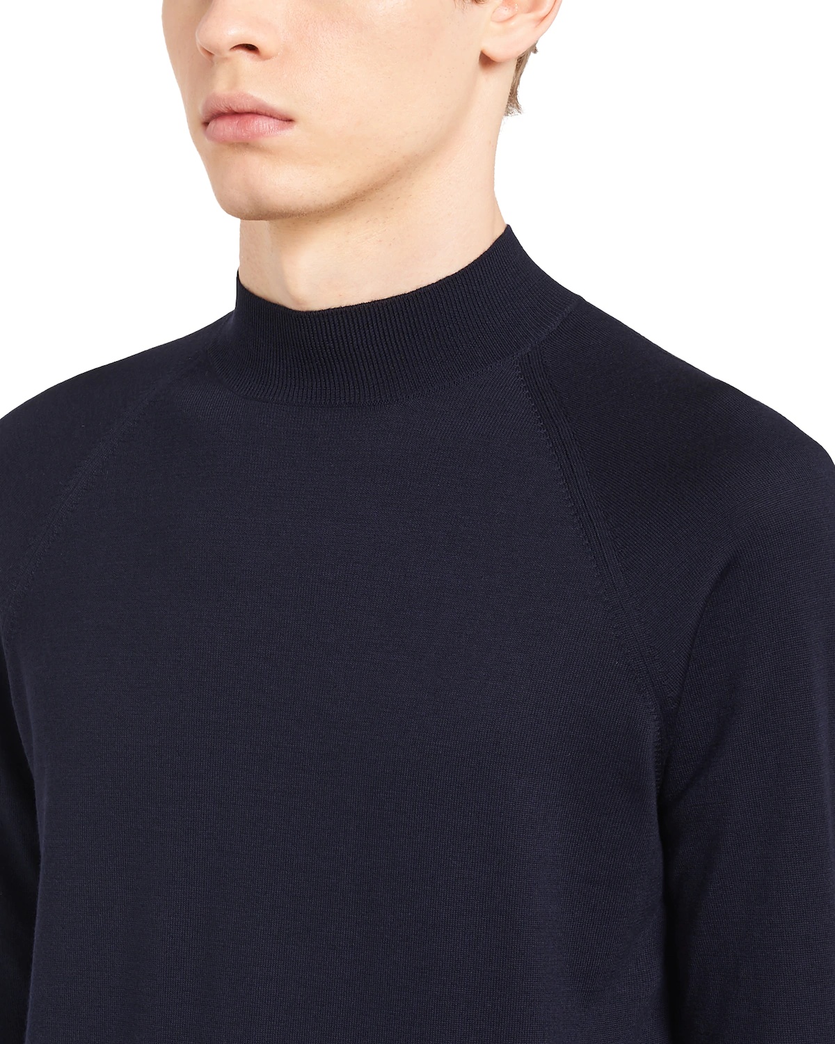 Worsted wool turtleneck sweater - 5