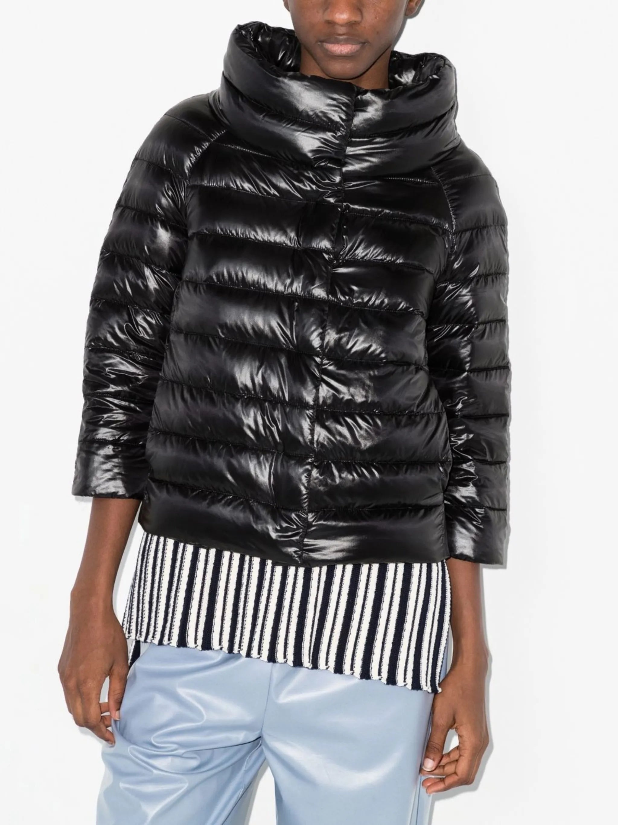 Herno Ultralight Quilted High-shine Puffer Jacket - 2