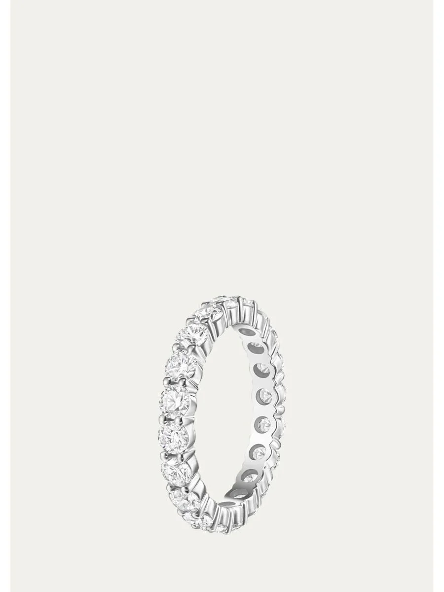 18K White Gold Diamond Sadie Eternity Ring - 1