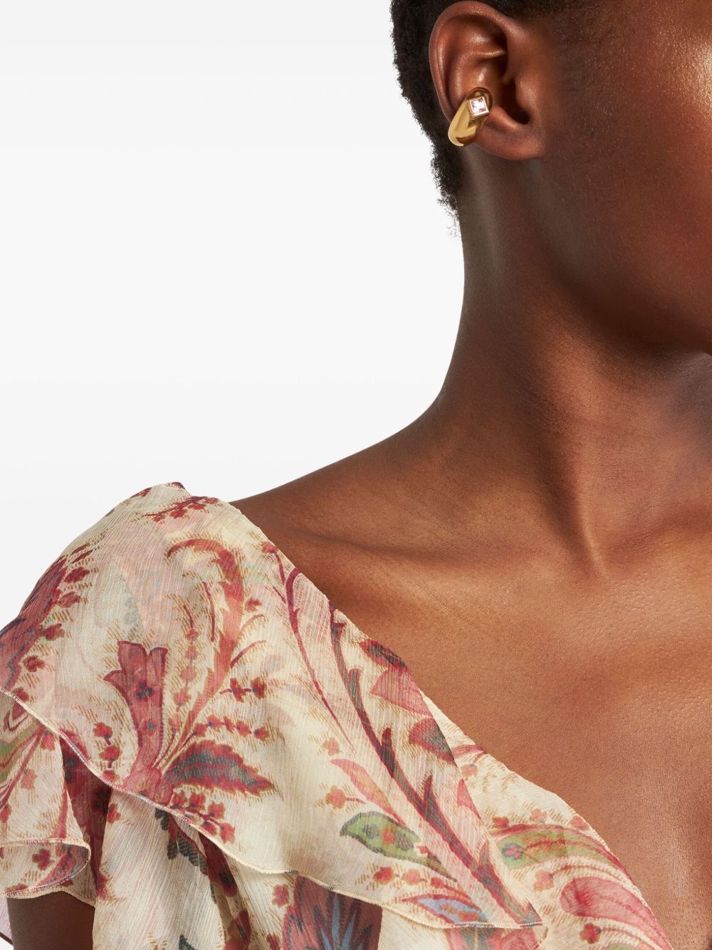 crystal-embellished cuff earring - 2