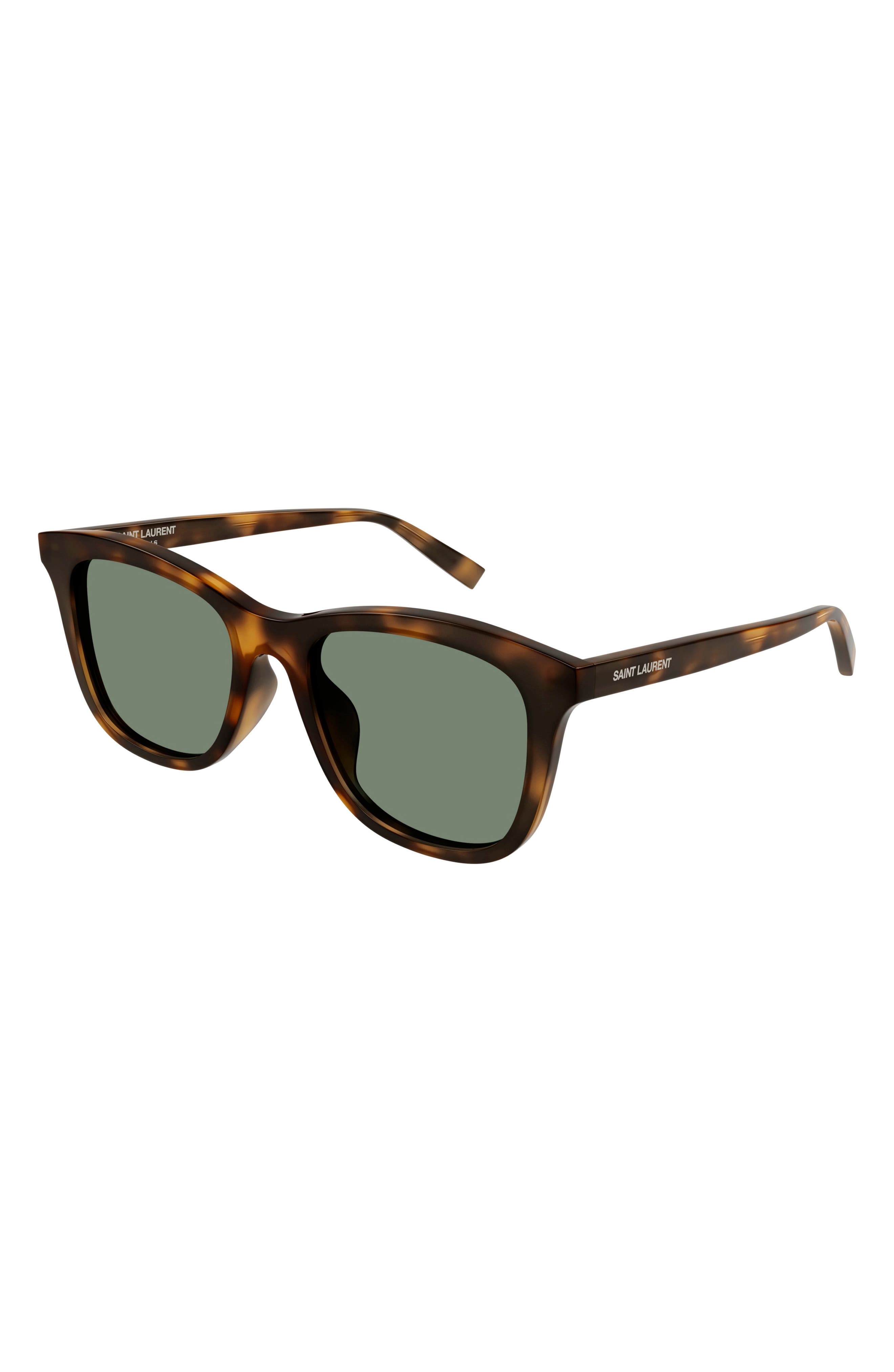 Saint Laurent 53mm Rectangular Sunglasses in Havana at Nordstrom - 1