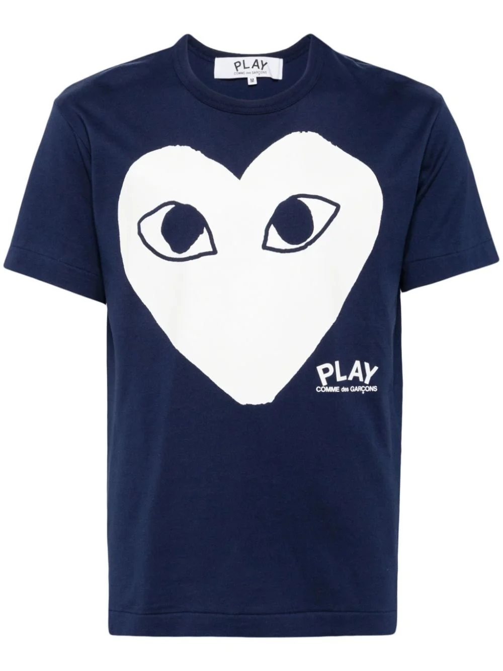 heart-printed T-shirt - 1