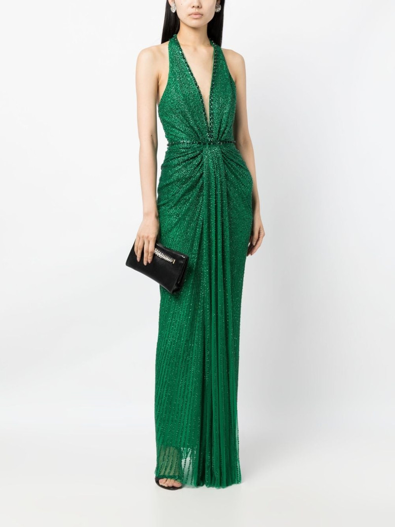 JENNY PACKHAM Zooey sequined gown outlook