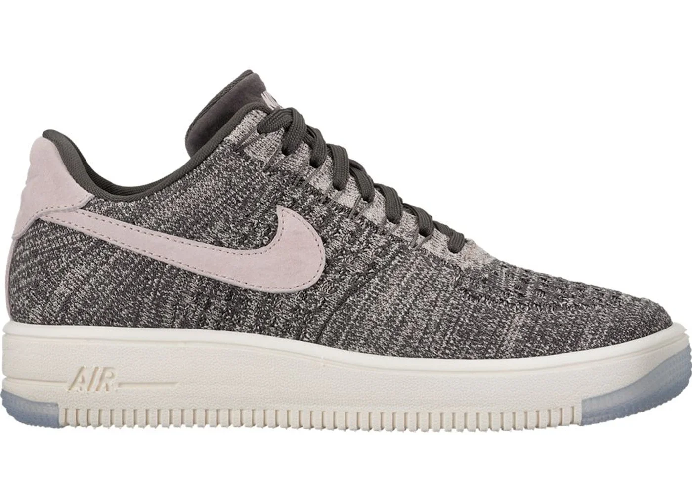 Nike Air Force 1 Flyknit Low Midnight Fog Silt Red (Women's) - 1