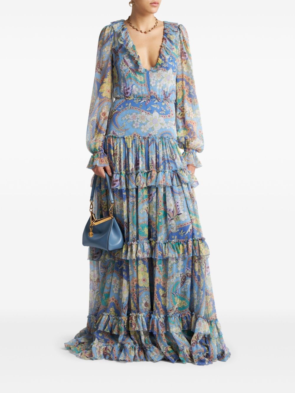 floral maxi dress - 2