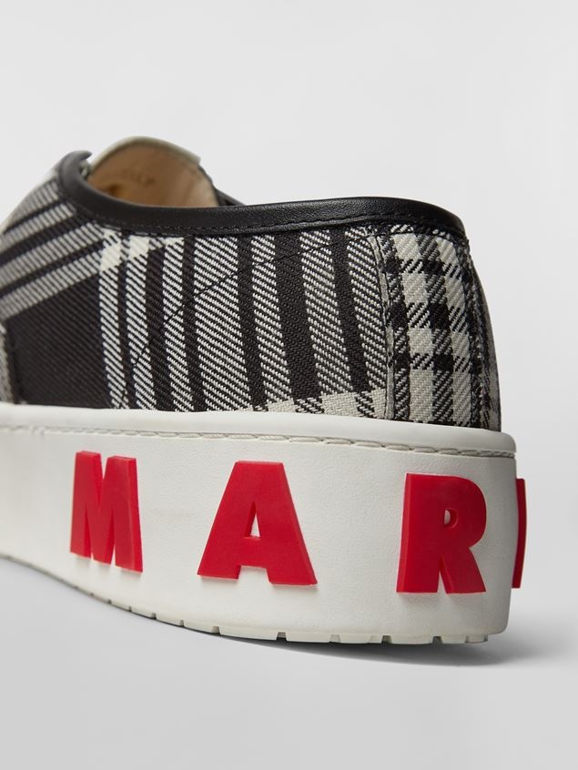 TARTAN WOOL SNEAKER - 5