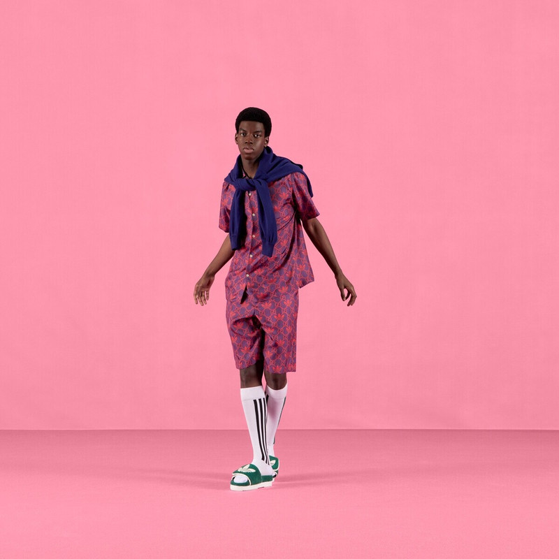 GUCCI adidas x Gucci macro GG shorts outlook