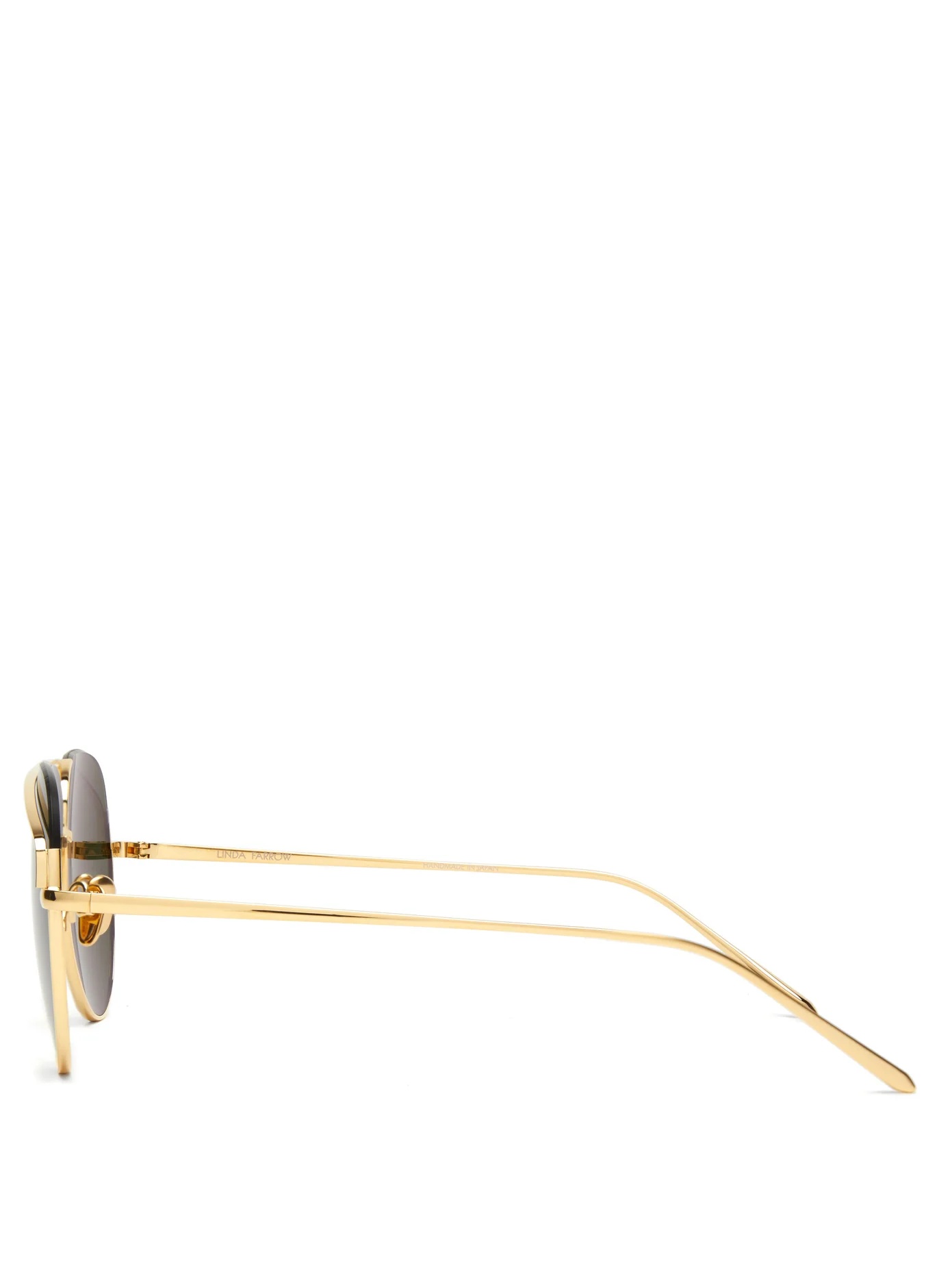 Aviator metal sunglasses - 4