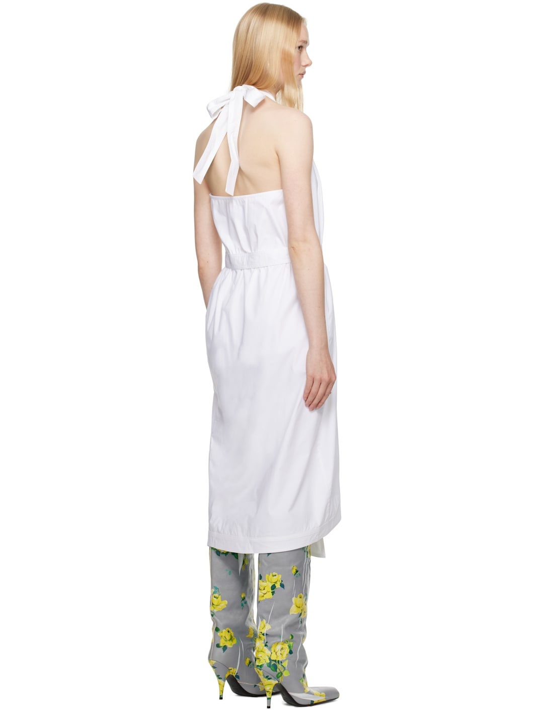 White Vitalia Midi Dress - 3
