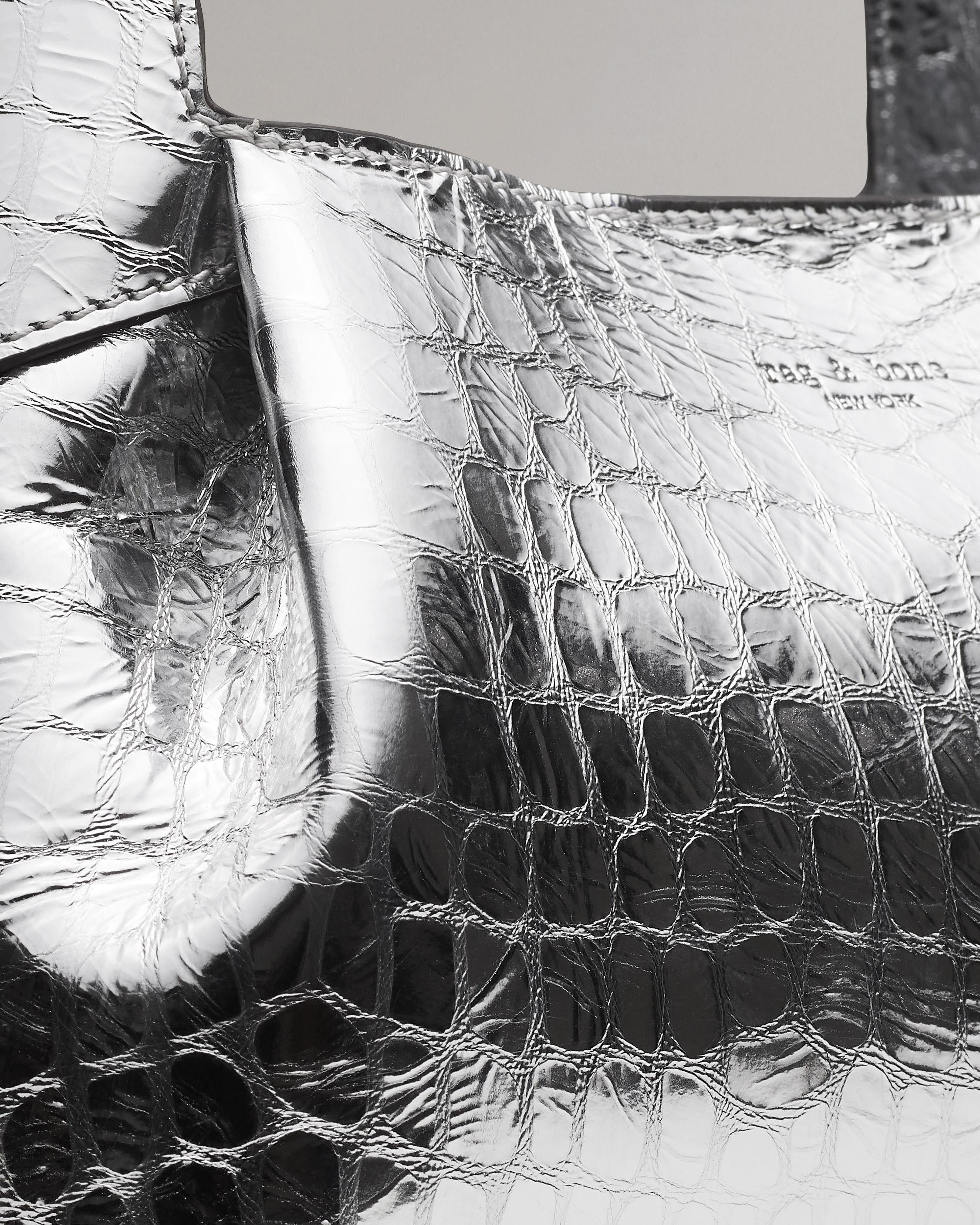 Slade Embossed Leather Shoulder Bag - 4