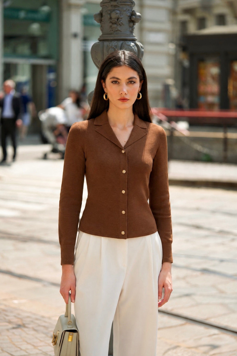 Nella Merino Wool Top 1