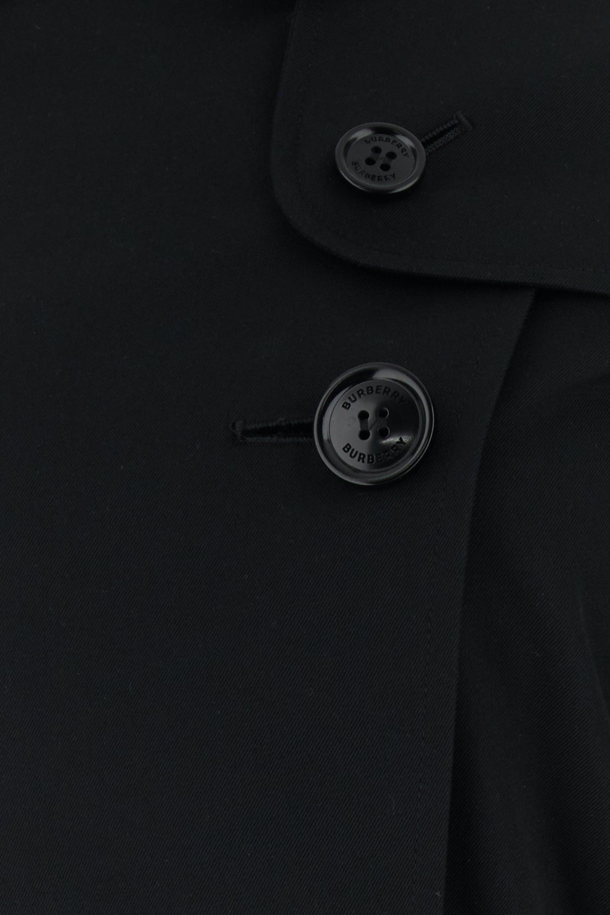 Black cotton trench - 3