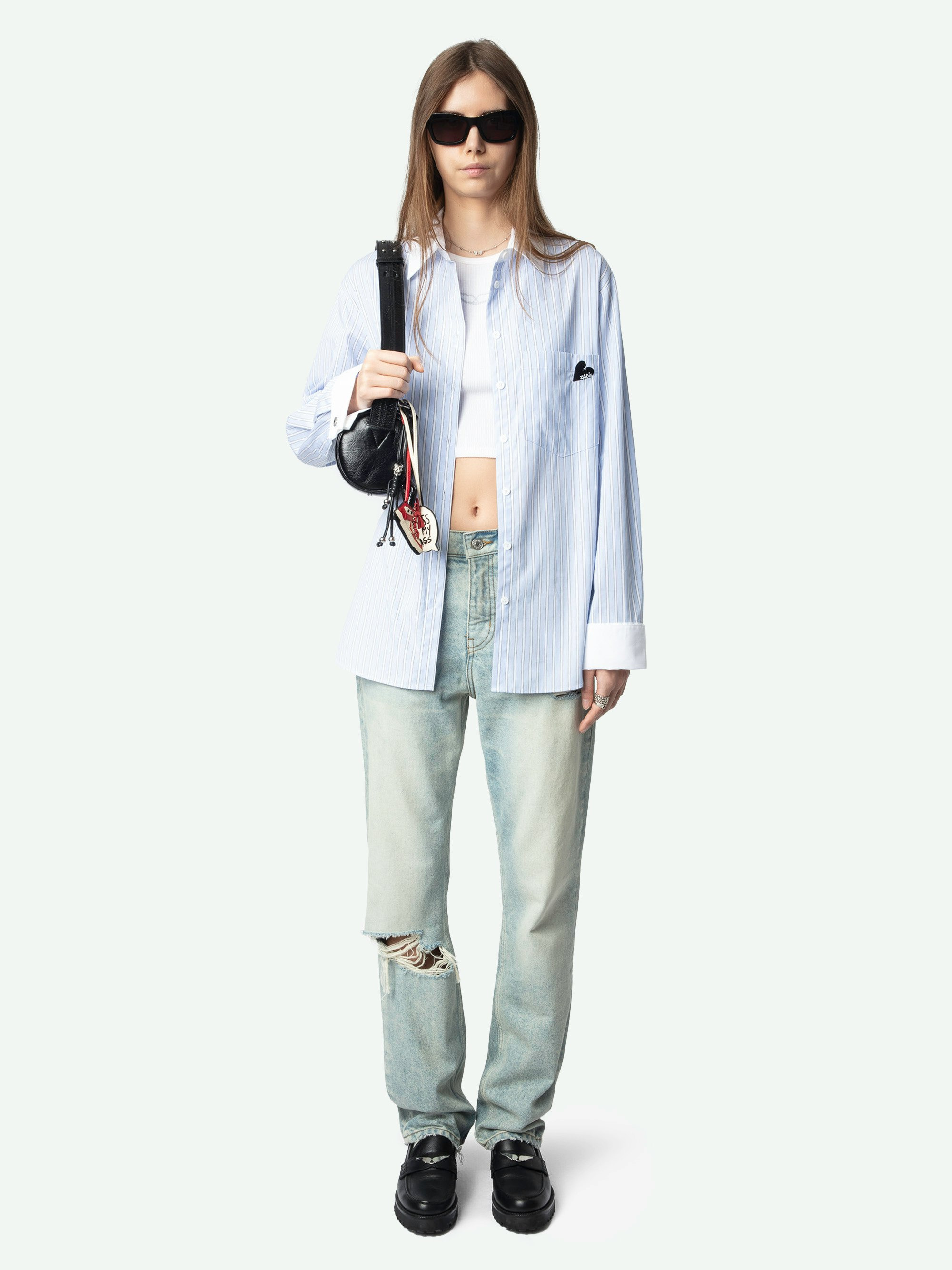 Morning Striped Poplin Shirt - 2