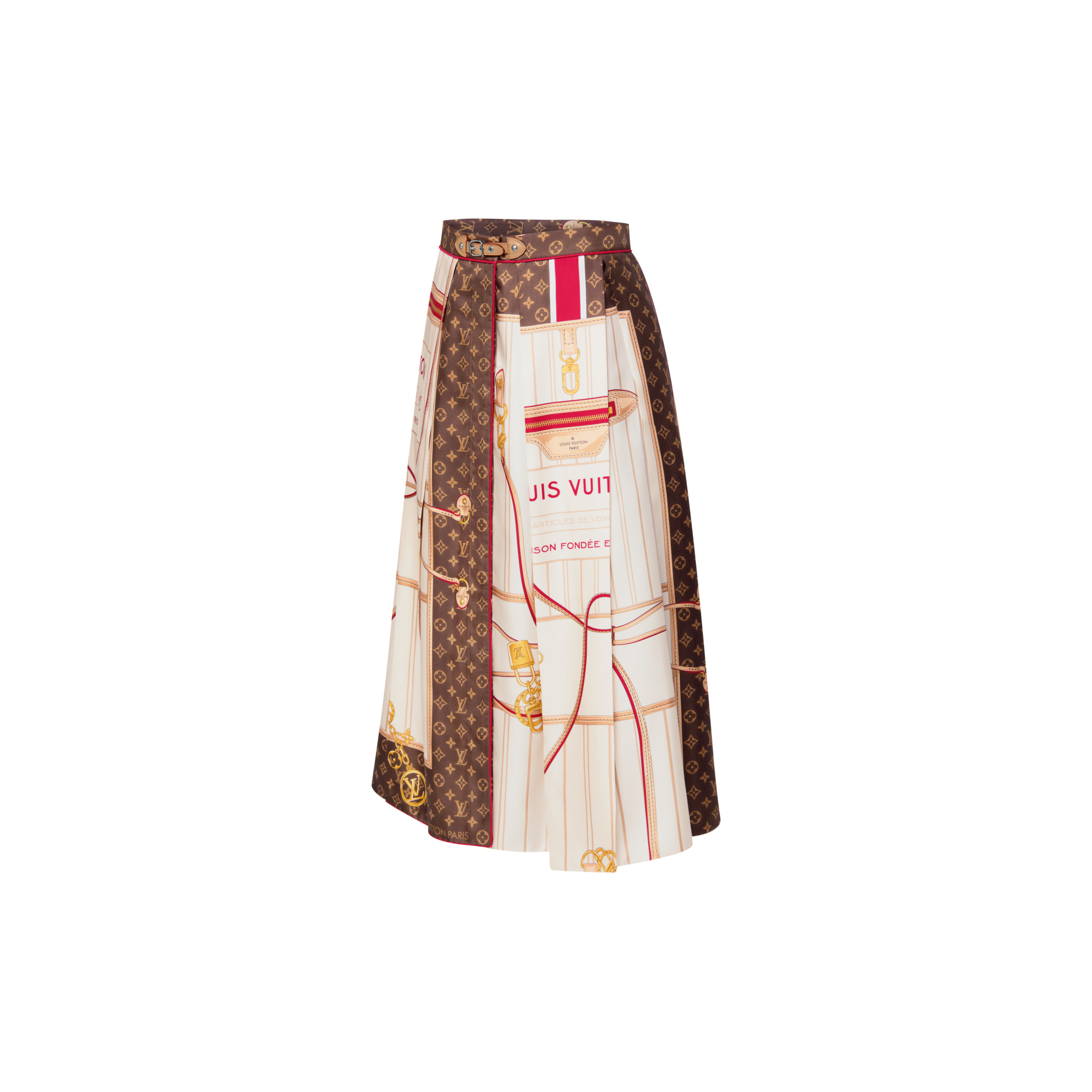 Neverfull Foulard Print Midi Skirt - 2