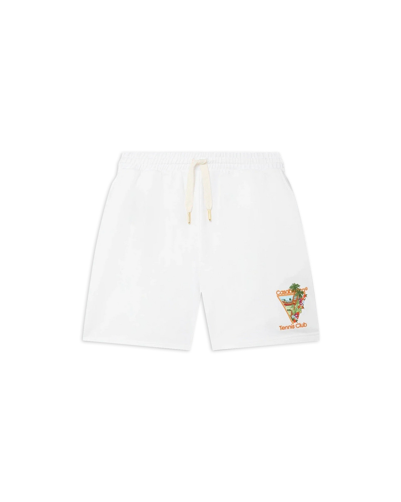White Tennis Club Icon Sweatshort - 1