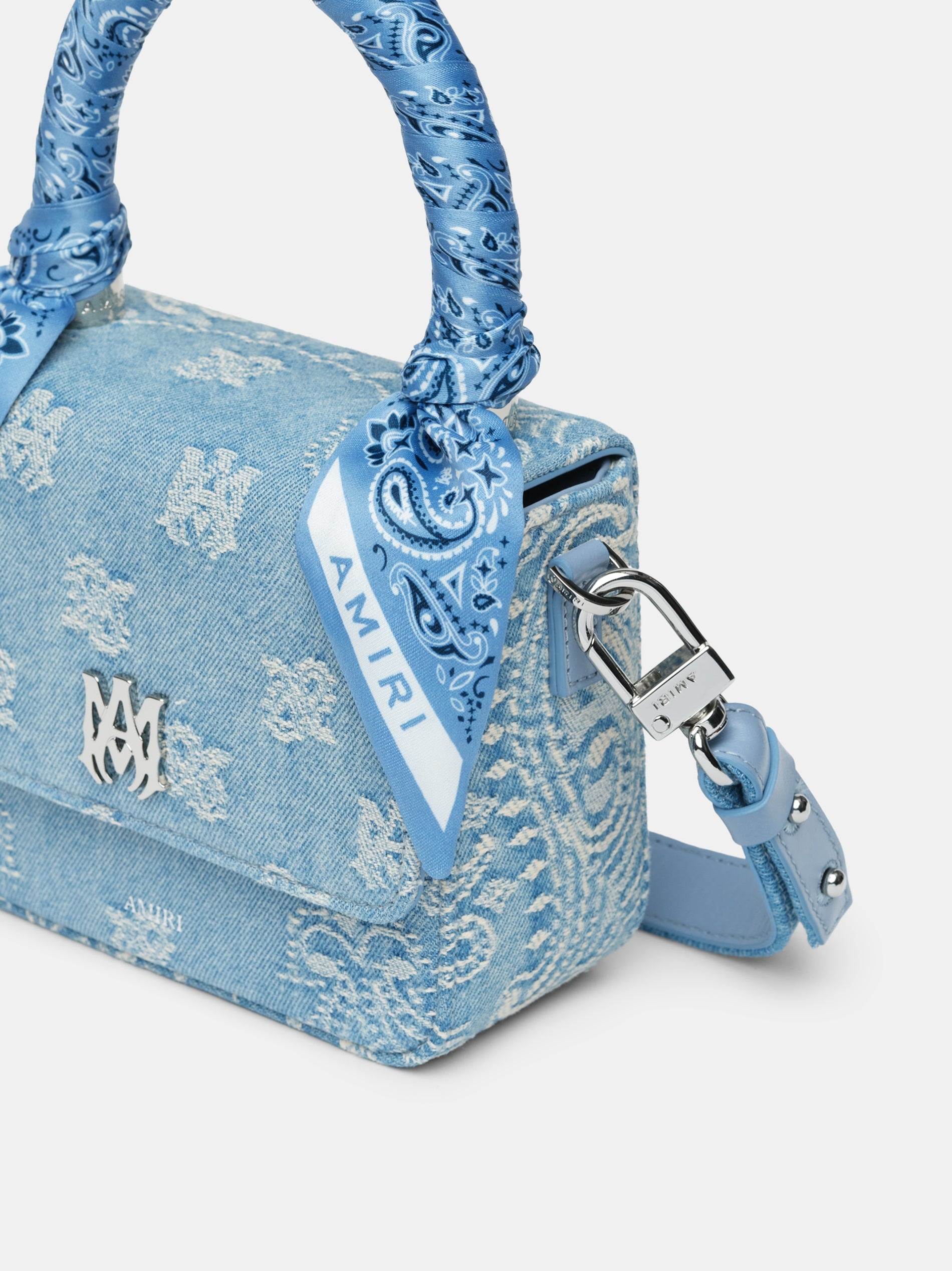 WOMEN'S DENIM BANDANA MICRO MA BAG - 5