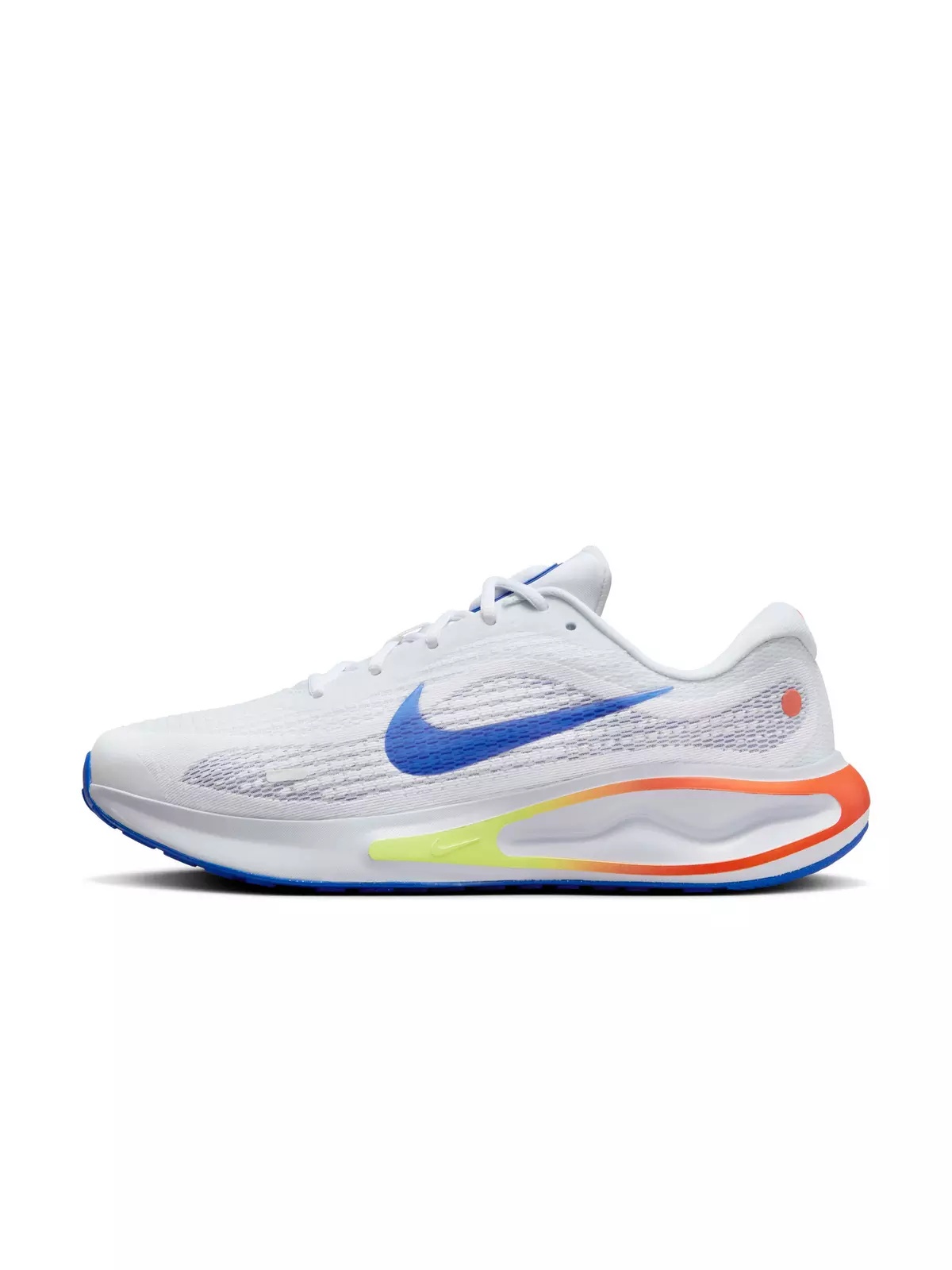 Journey Run "Football Grey/White/Light Wild Mango/Racer Blue" Men's Running Shoe - 2