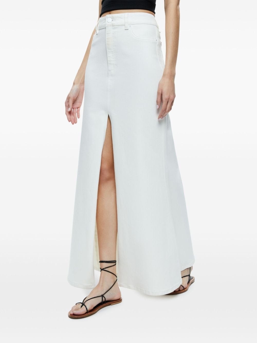 Rye A-line slit skirt - 6