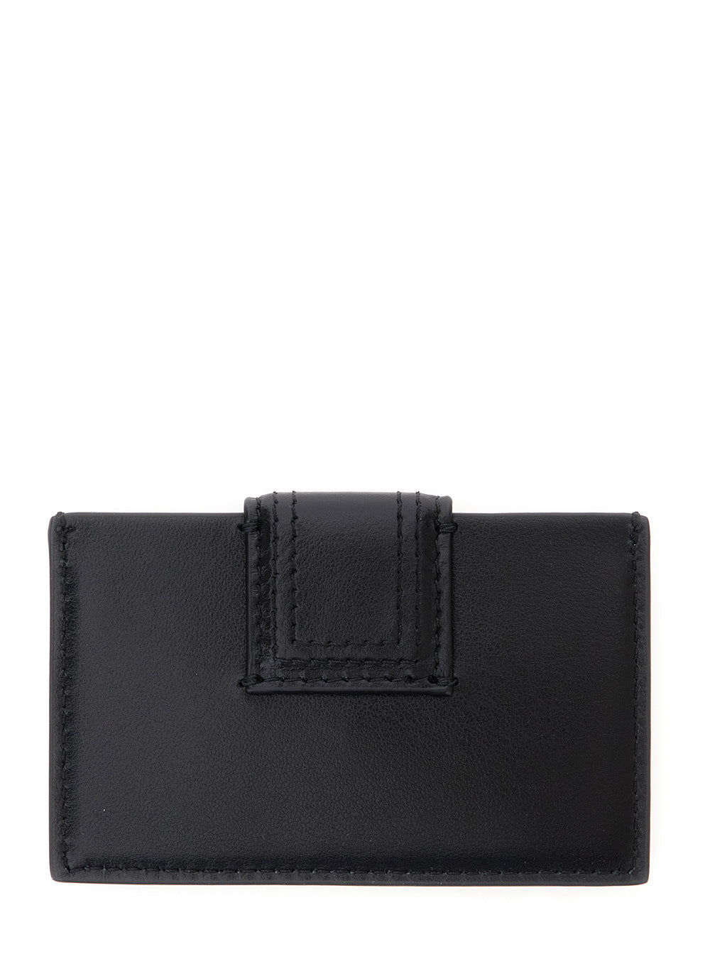 Jacquemus Women 'Le Porte-Cartes Bambino' Black Card Holder With Magnetic Closure In Leather Woman - 3