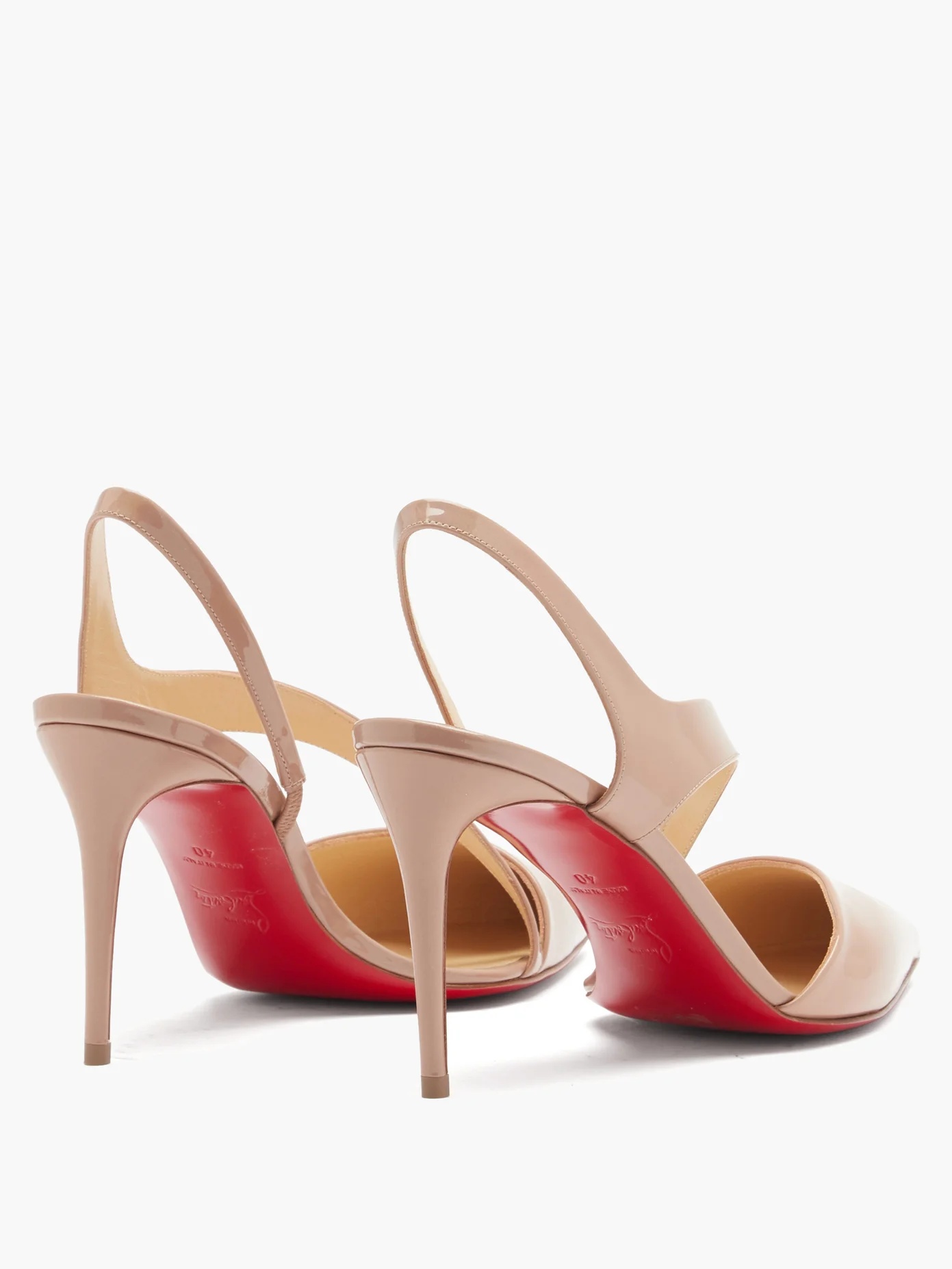 Brandina slingback patent leather pumps - 4