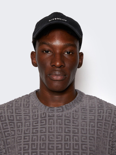 Givenchy Curved Cap With Embroidered Logo Black outlook