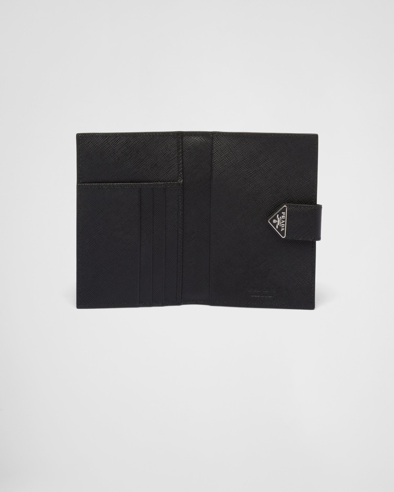Saffiano and leather passport holder 4