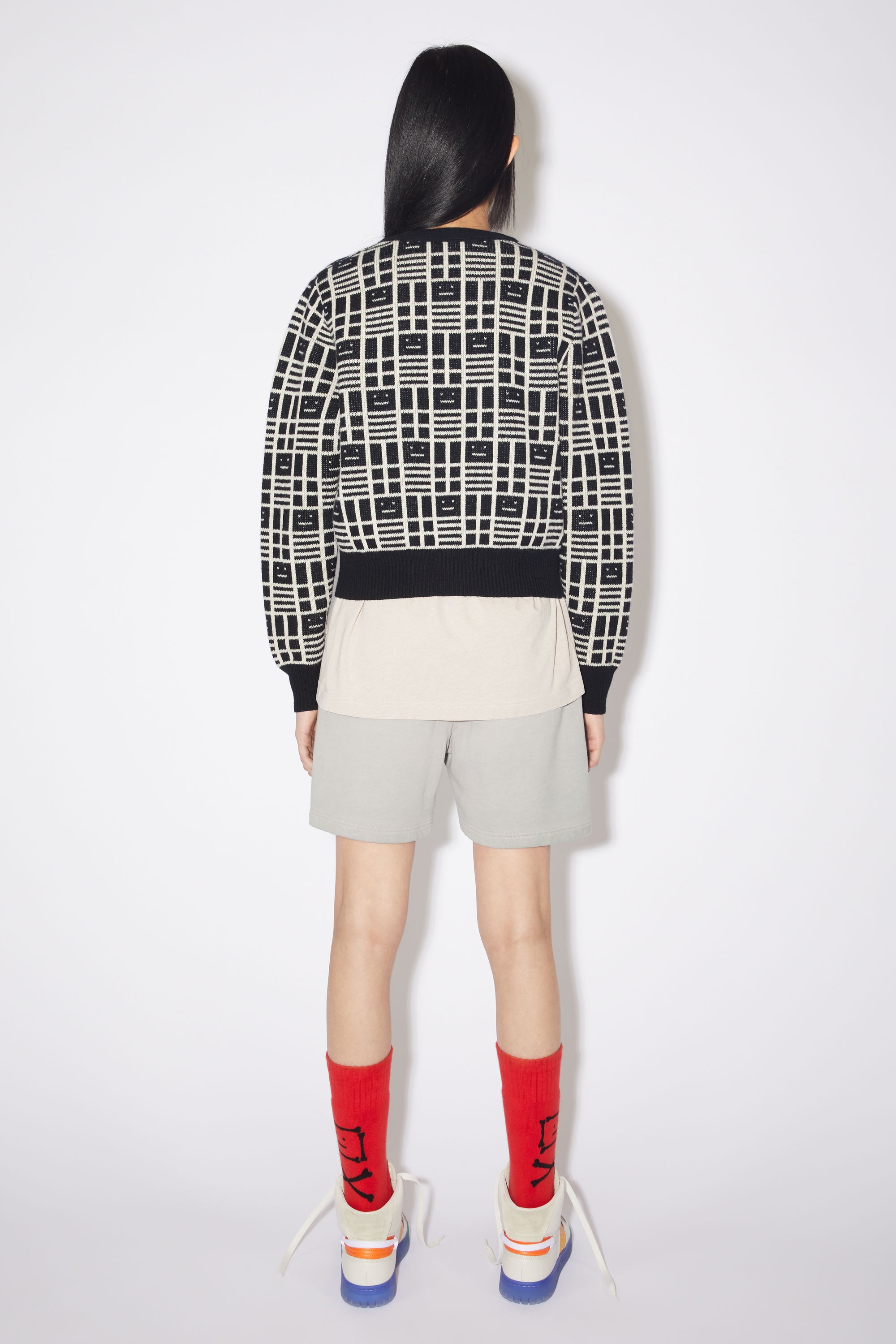 Knit cardigan - Black - 3