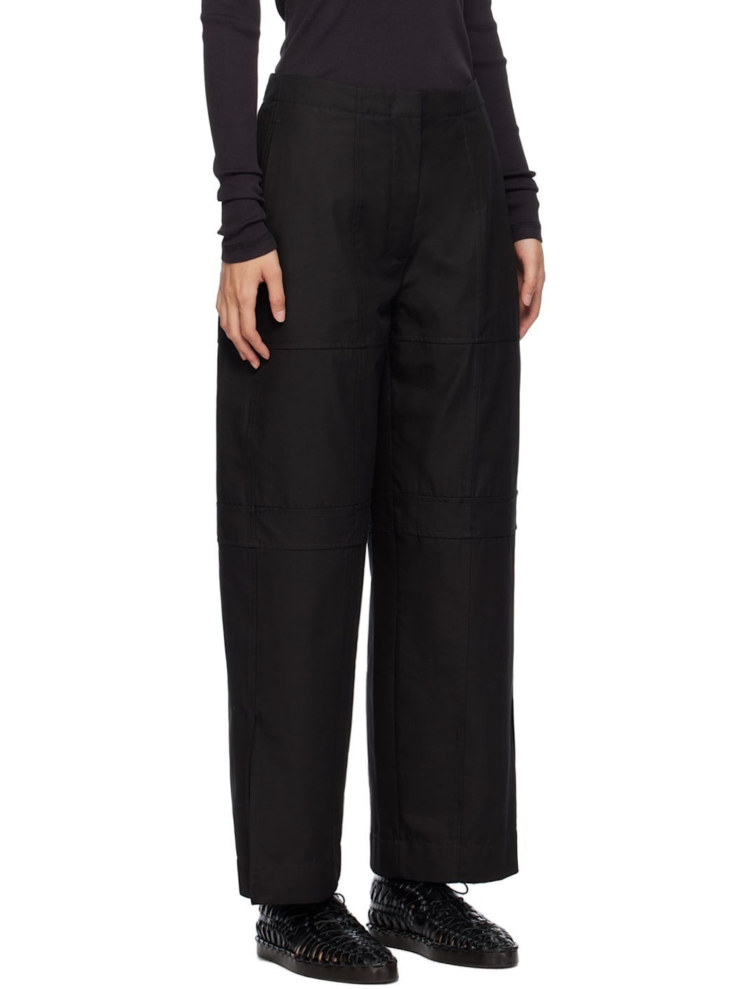 Black Water-Repellent Trousers - 2