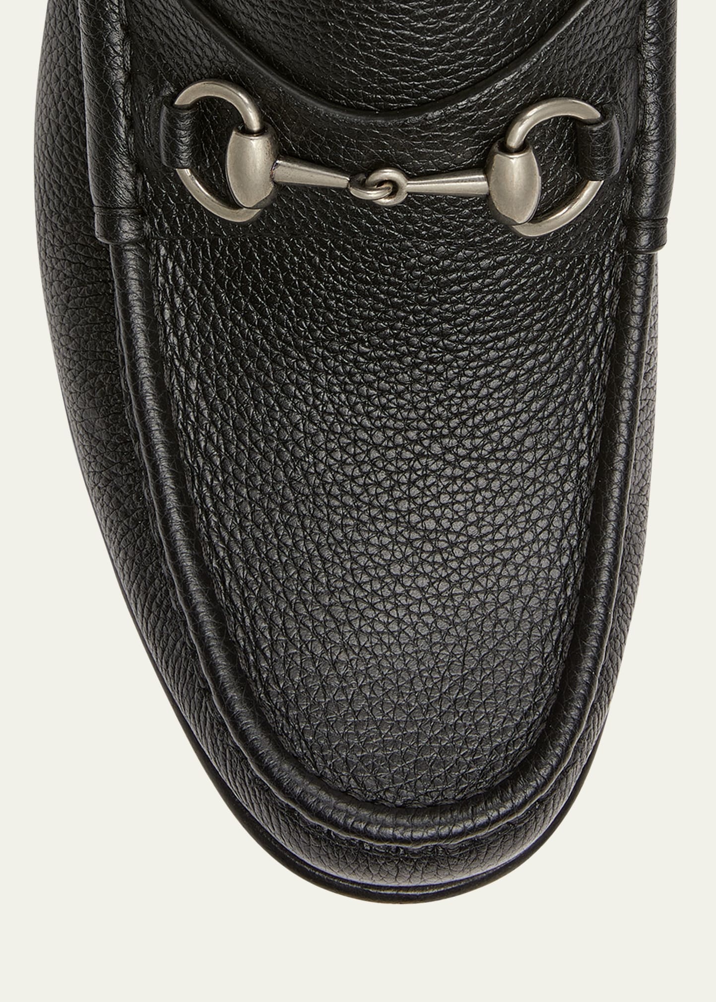 Men's Horsebit 1953 Grained Leather Bit Loafers - 3