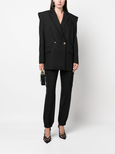 VERSACE JEANS COUTURE double-breasted notched-lapels blazer outlook