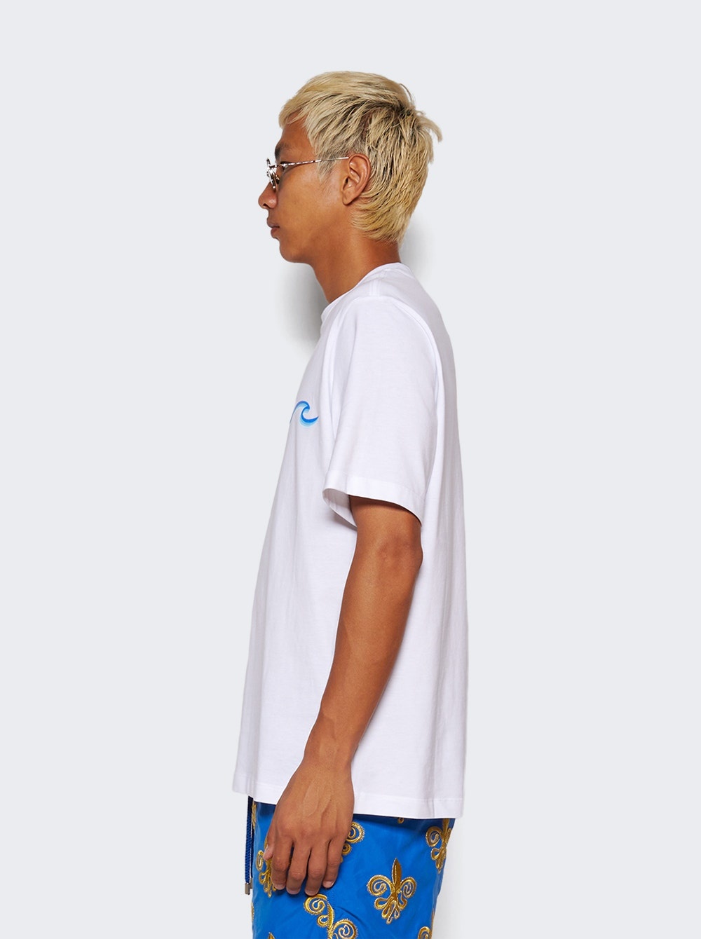 AMIRI★Wave ウェーブ Tシャツ ホワイト 半袖 トップス メンズ AMIRI Logo Wave Tee White | thewebster | REVERSIBLE