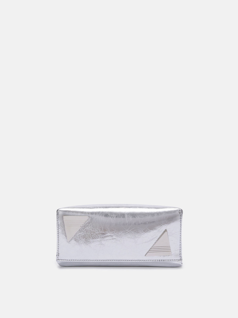 THE ATTICO ''MIDNIGHT'' SILVER MINI CLUTCH outlook
