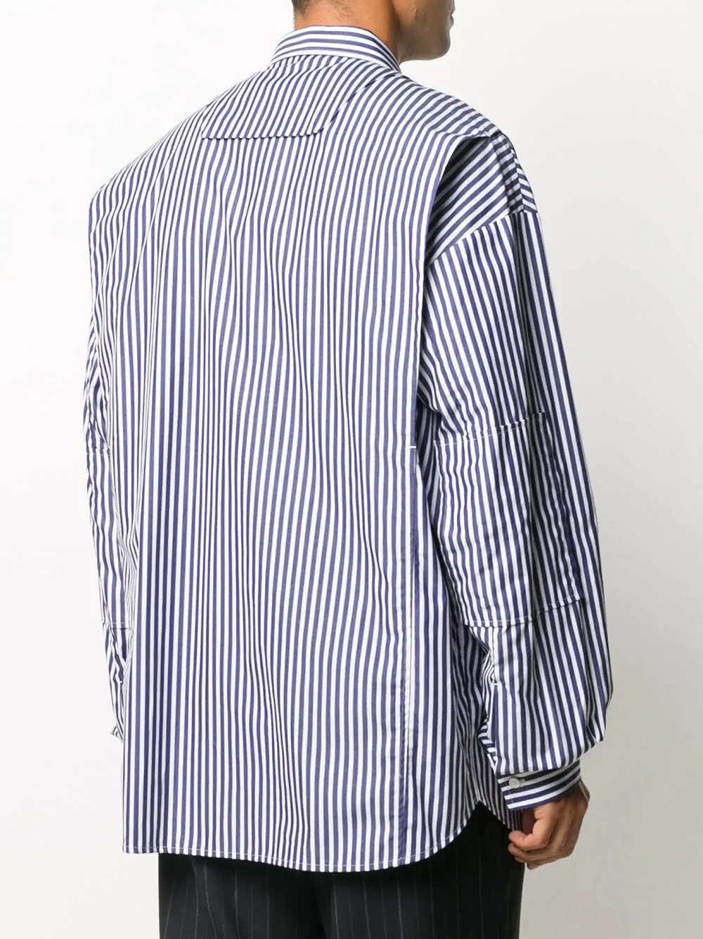 oversized striped shirt - 4