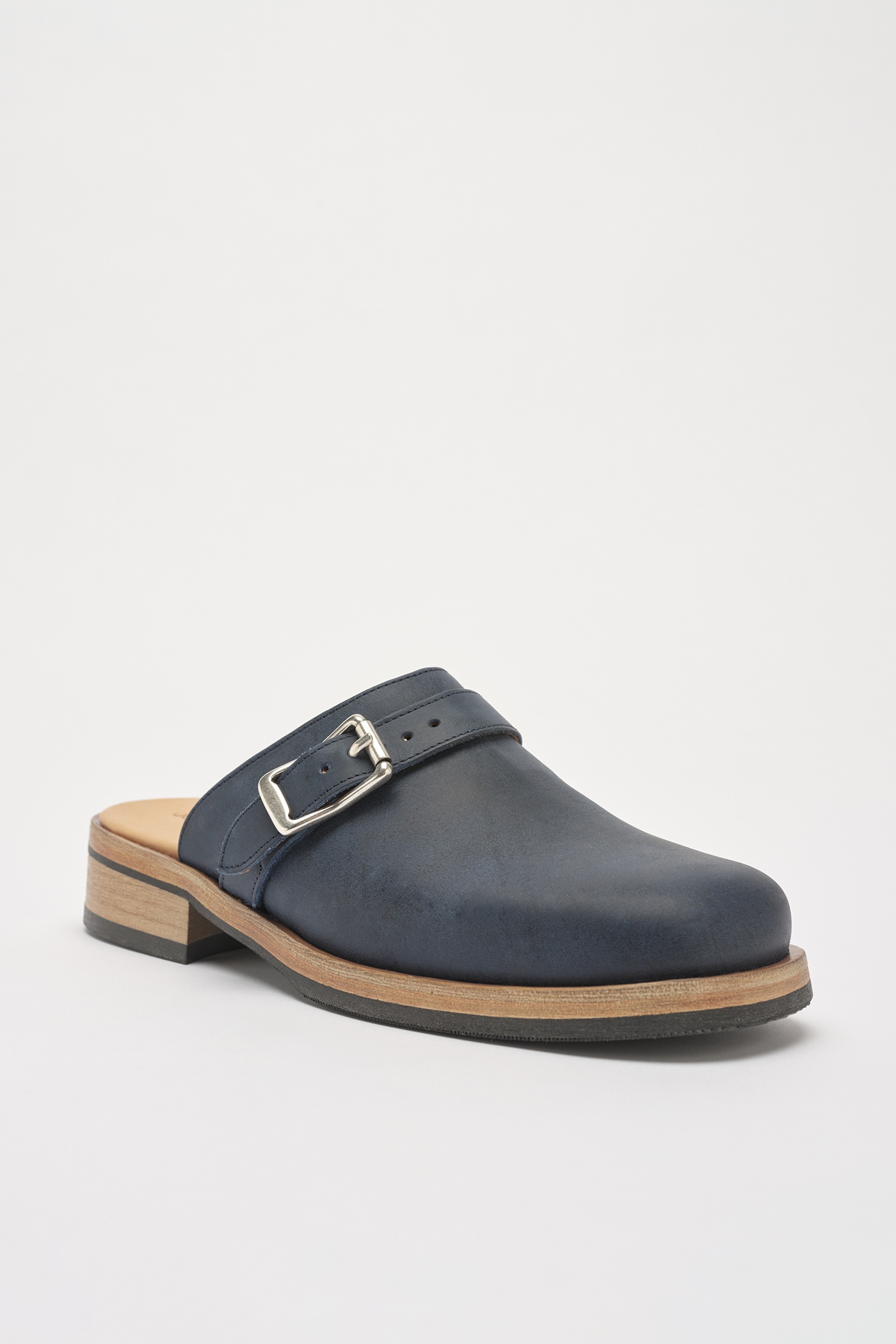 Camion Mule Classic Blue Leather - 3