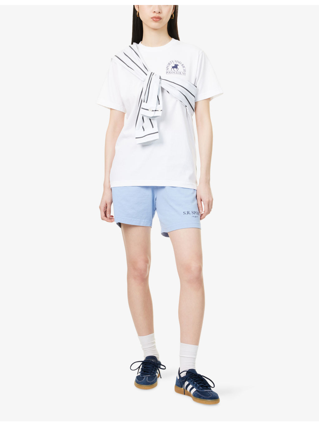 Riding Gym Logo-Print Cotton-Jersey Shorts - 2
