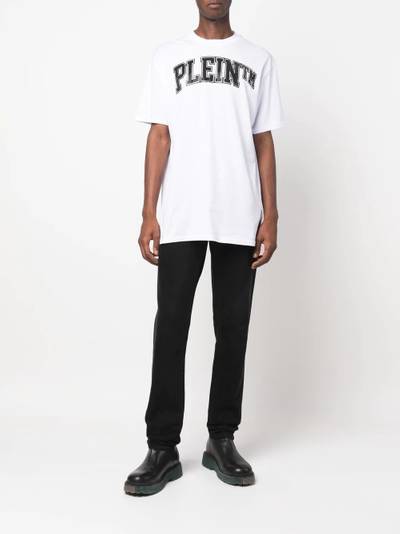 PHILIPP PLEIN Stones logo-embellished T-shirt outlook