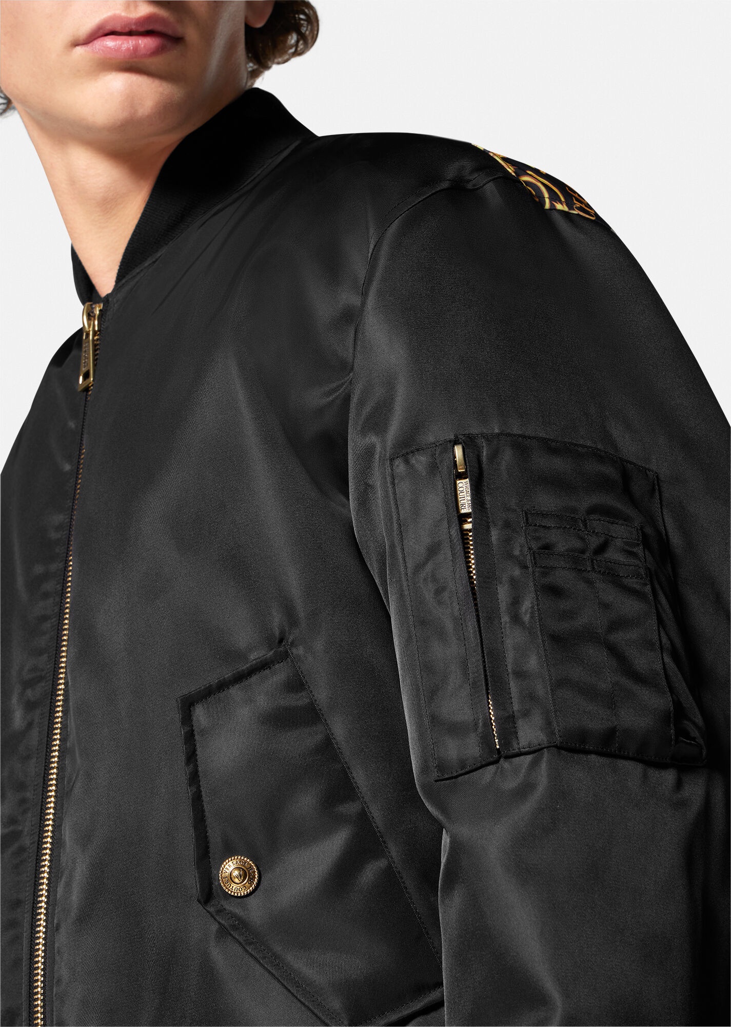 Logo Couture Bomber Jacket - 5