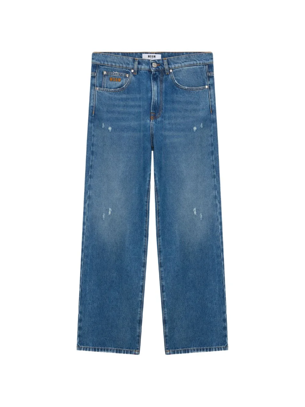 distressed jeans - 1