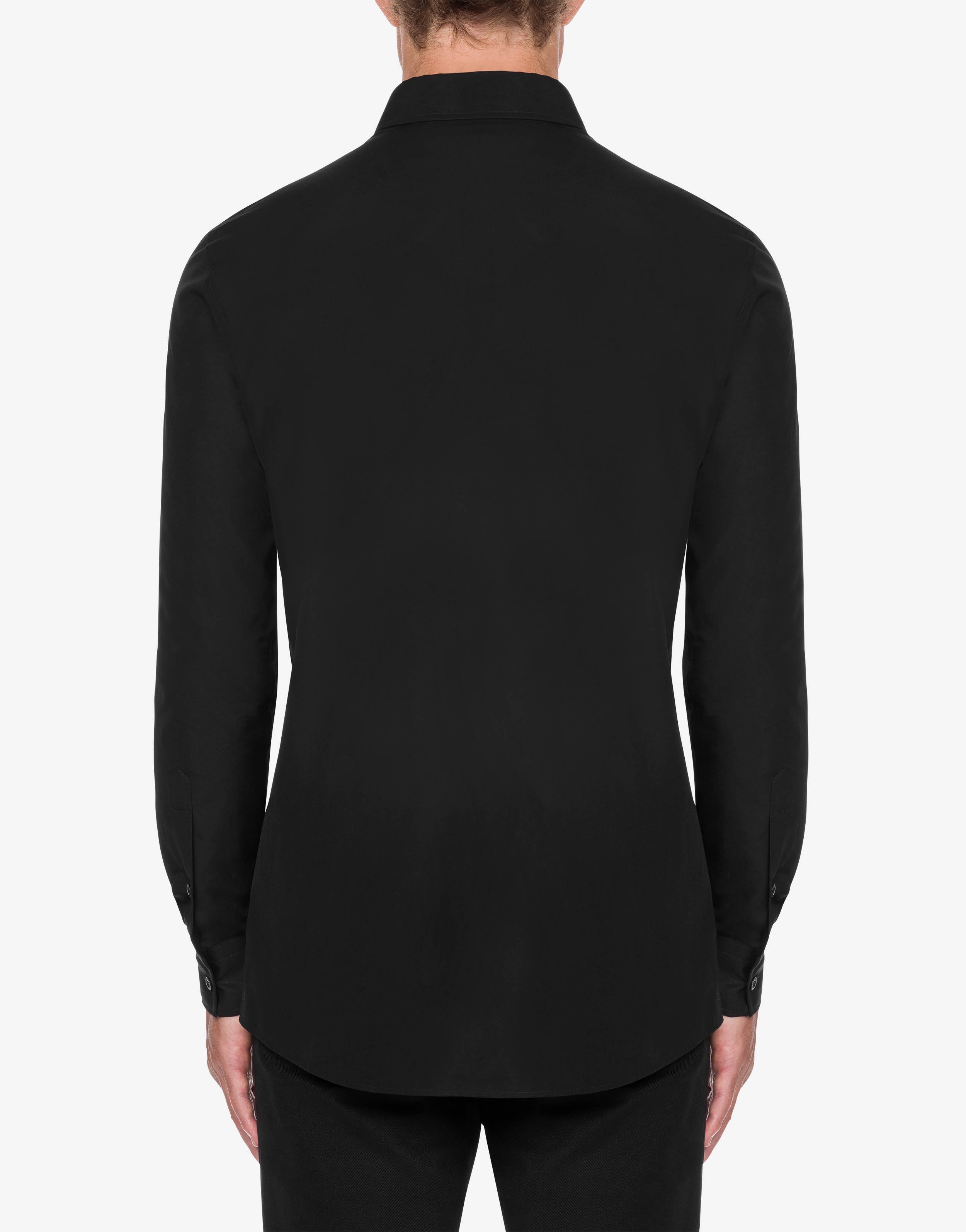 METALLIC LOGO POPLIN SHIRT - 3