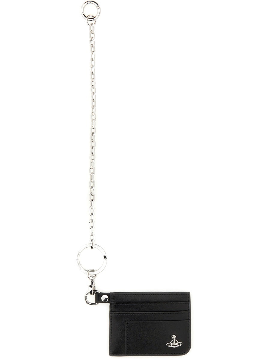 Vivienne Westwood Women Flat Chain" Card Holder - 3
